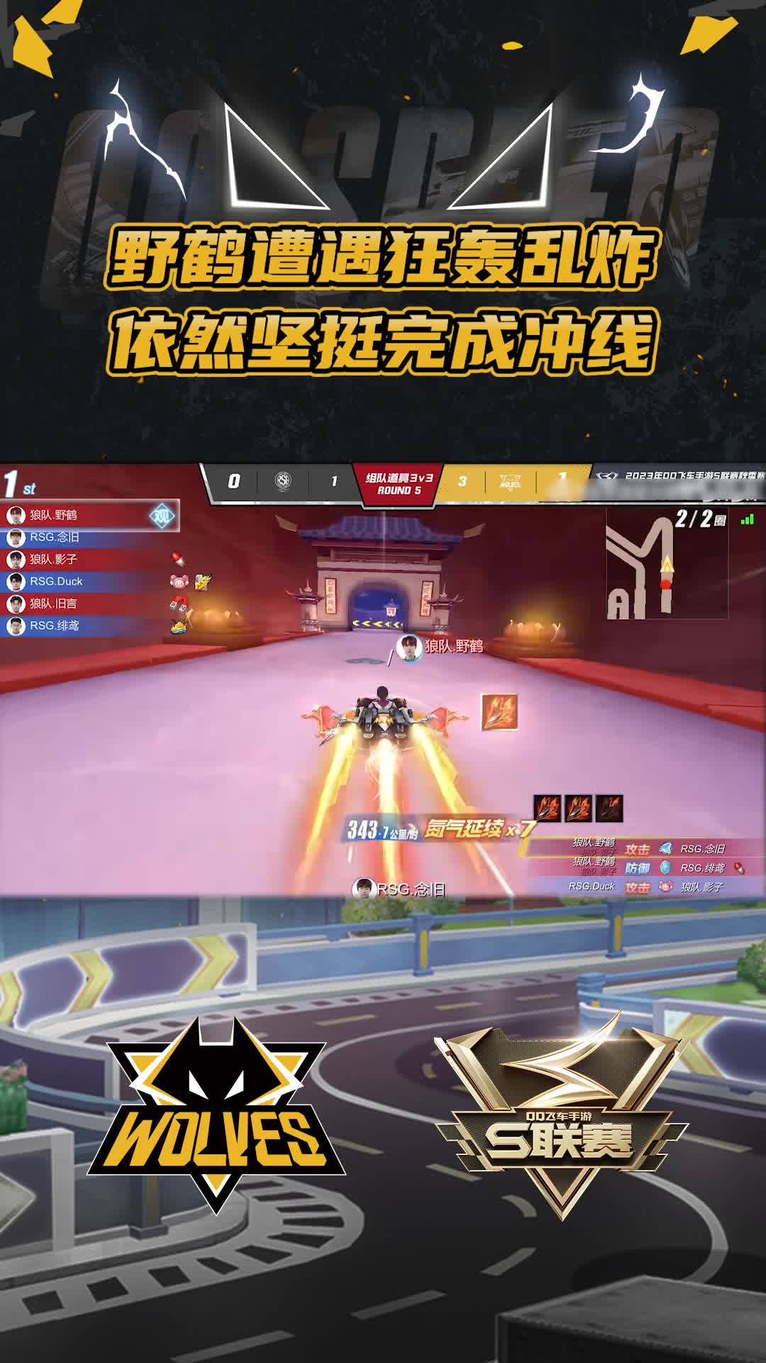 【团】野鹤遭遇狂轰乱炸